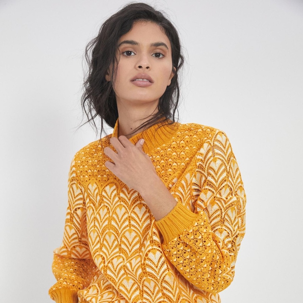 Anthropologie Gayla Lace Top